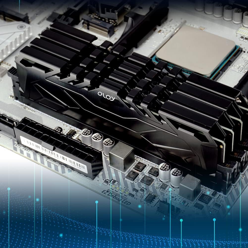 OLOy DDR4 RAM 16GB (2x8GB) Black Owl 3200 MHz