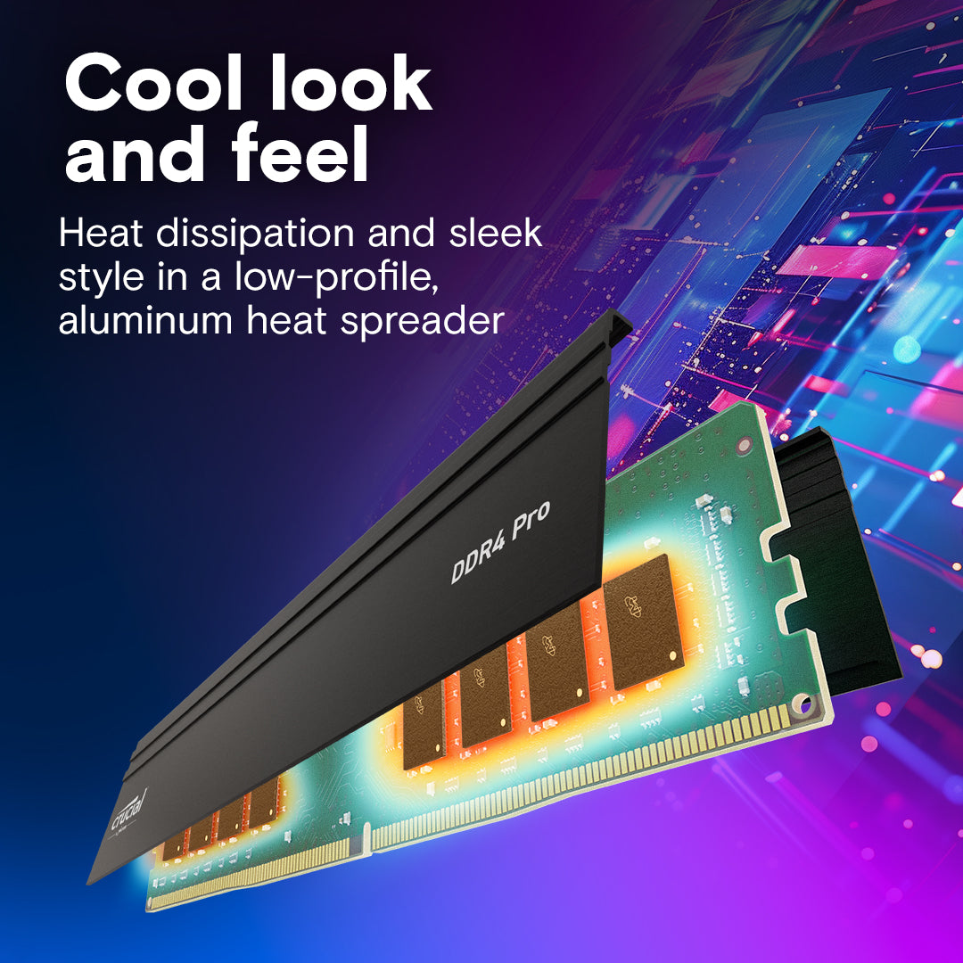 Crucial Pro 32GB DDR4 RAM Kit (2x16GB)