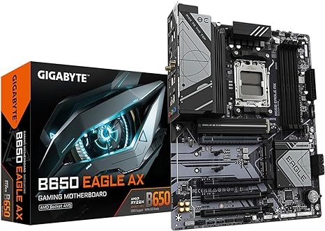 GIGABYTE B650 Eagle AX AM5 LGA 1718 ATX Motherboard, DDR5