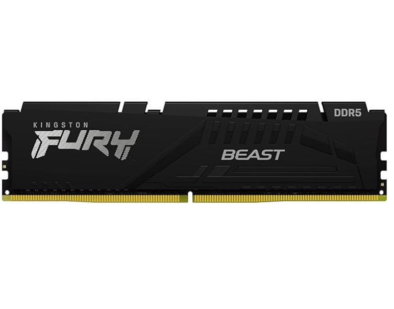 FURY Beast Black 16GB 5200MT/s DDR5 CL40 XMP 3.0 Ready Computer Memory (Kit of 2 image 1