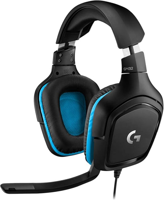 Logitech G432 Wired Gaming Headset, 7.1 Surround Sound image 0
