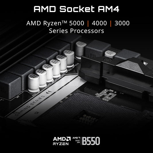 GIGABYTE B550 Eagle WIFI6 AMD AM4 ATX Motherboard, Supports Ryzen 5000/4000/3000 Processors, DDR4