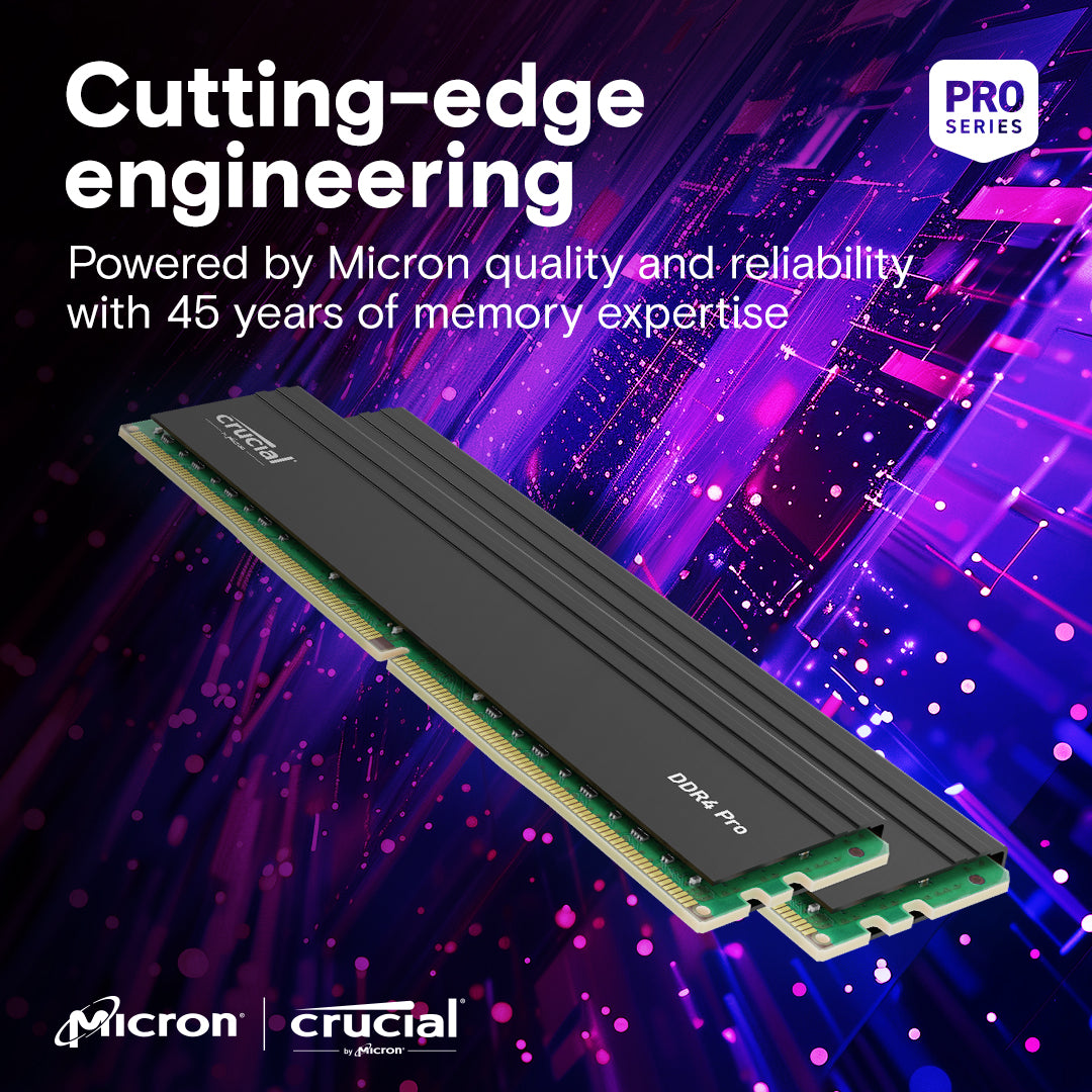 Crucial Pro 32GB DDR4 RAM Kit (2x16GB)
