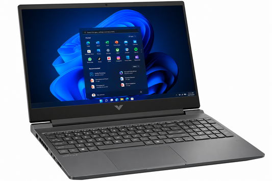 HP - Victus 15.6" Full HD Gaming Laptop (REFURBISHED)  - AMD Ryzen 5 7535HS (2023) - 8GB DDR5 Memory - AMD Radeon RX 6550M - 512GB SSD - Mica Silver