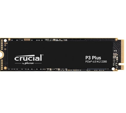 Crucial P3 Plus 500GB PCIe Gen4 3D NAND NVMe M.2 SSD, up to 5000MB/s image 0