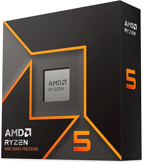 AMD Ryzen™ 5 9600X 6-Core, 12-Thread Unlocked Desktop Processor With Radeon Graphics