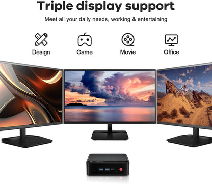 Beelink SER5 PRO Mini PC,AMD Ryzen 5 5625U (6C/12T,up to 4.3 GHz)
