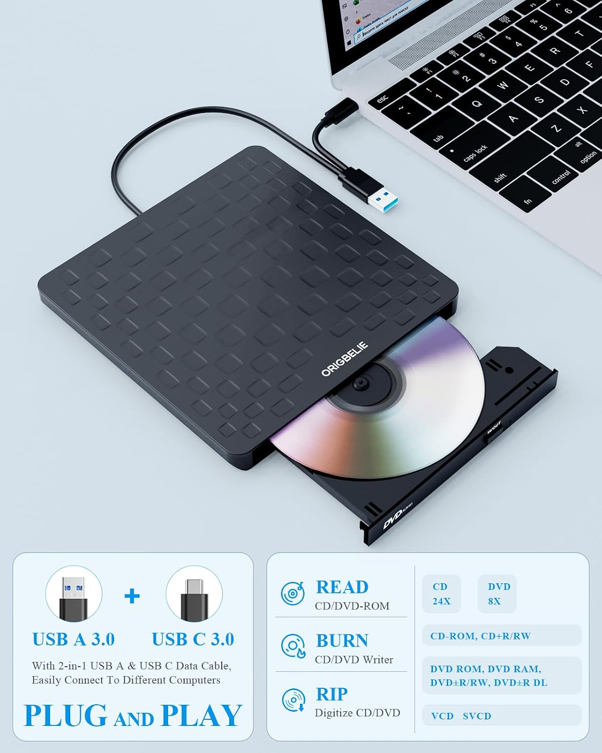 External CD DVD Drive