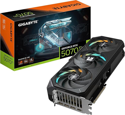 GIGABYTE GeForce RTX 5070 Ti Gaming OC 16G Graphics Card image 0