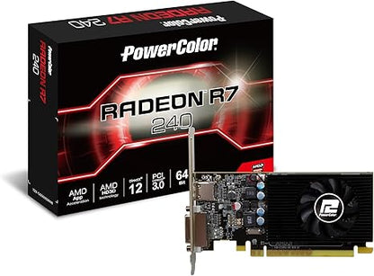 PowerColor AMD Radeon R7 240 2GB 64-bit GDDR5 Graphics Card image 0