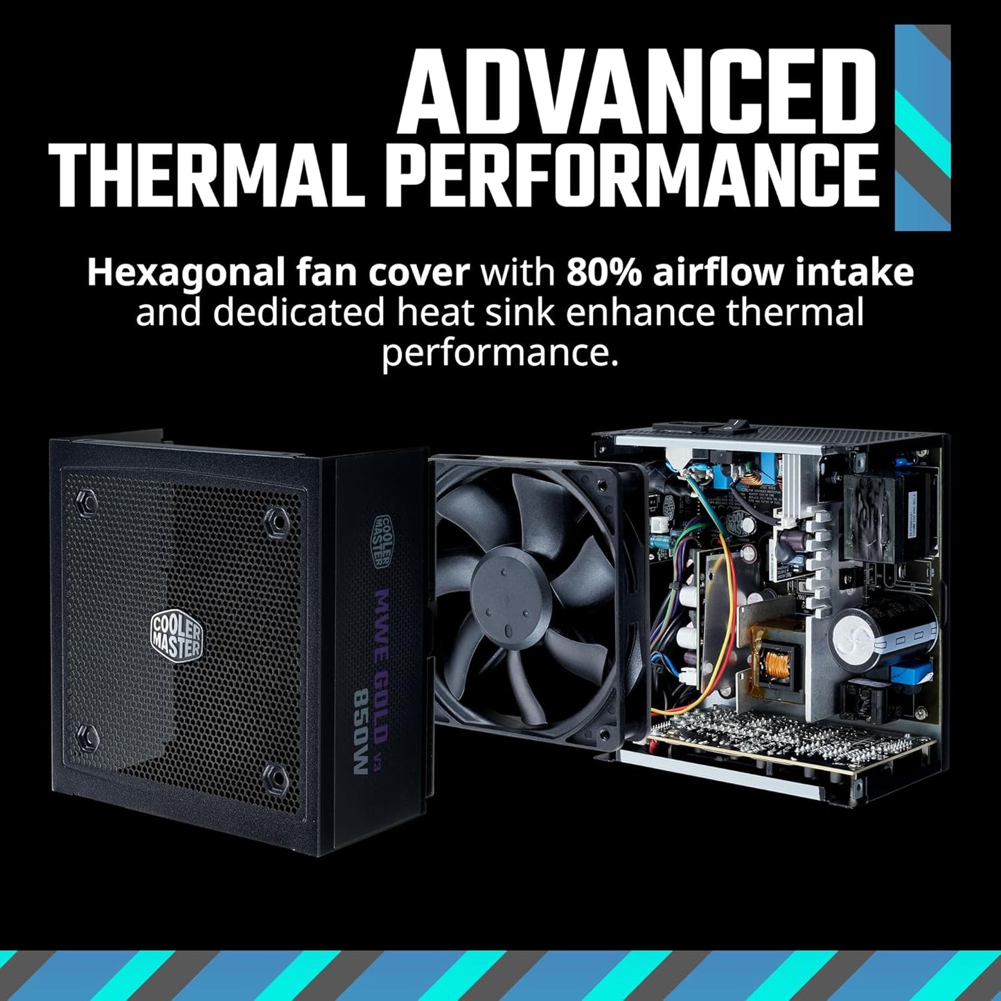 PSU 850W MWE GOLD MODULAR image 3