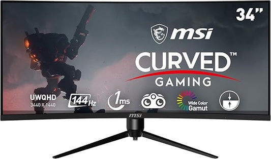 MSI Optix MAG342CQR | 21.9 Aspect ratio | 144hz Monitor | 34 Inch image 0