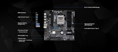 ASRock B650M PG Lightning WiFi 6E AMD | Socket AM5 image 1