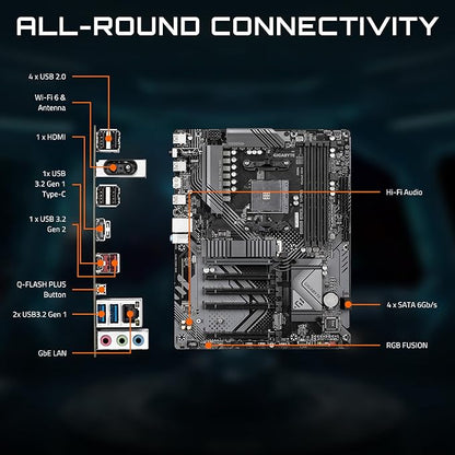 GIGABYTE B550 Eagle WIFI6 Motherboard, Supports AMD AM4 Ryzen 5000 Processors image 3