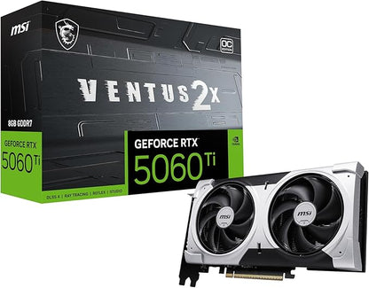 MSI Gaming RTX 5060 Ti 8G Ventus 2X OC Plus Graphics Card image 0
