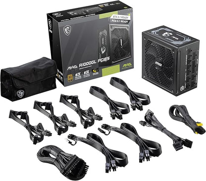 MSI MAG A1000GL PCIE 5 Gaming Power Supply image 2