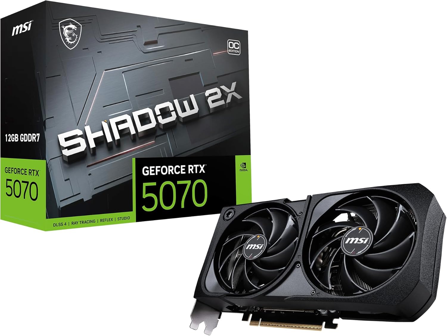msi Gaming RTX 5070 12G Shadow 2X OC Graphics Card – Computer Citi
